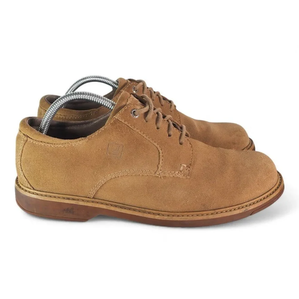 Sperry Top-Sider Lace-up Suede Waterproof Derby Oxfords 0664771 Brown Men's‎ 10M